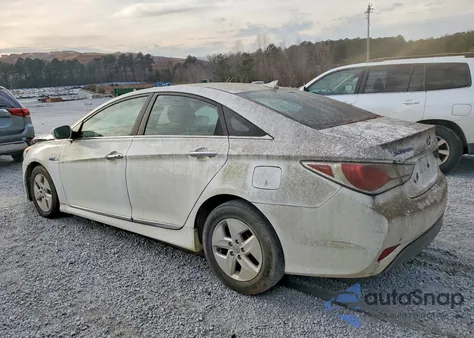 2012 Hyundai Sonata Hybrid z USA, uszkodzony, nr VIN KMHEC4A42CA055128